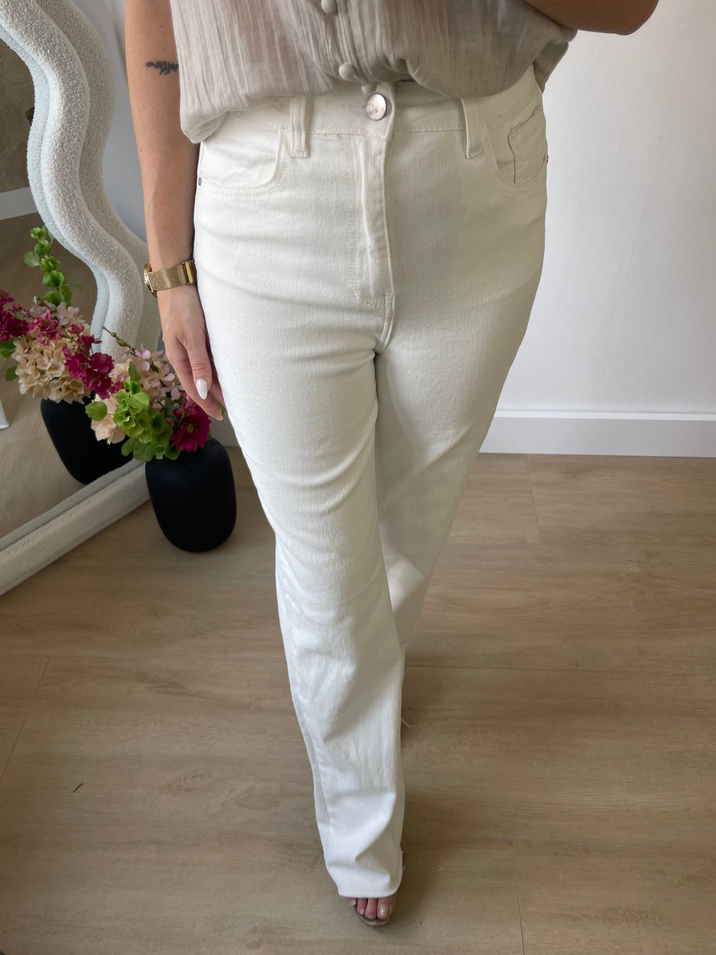 OFF WHITE JEANS TALL
