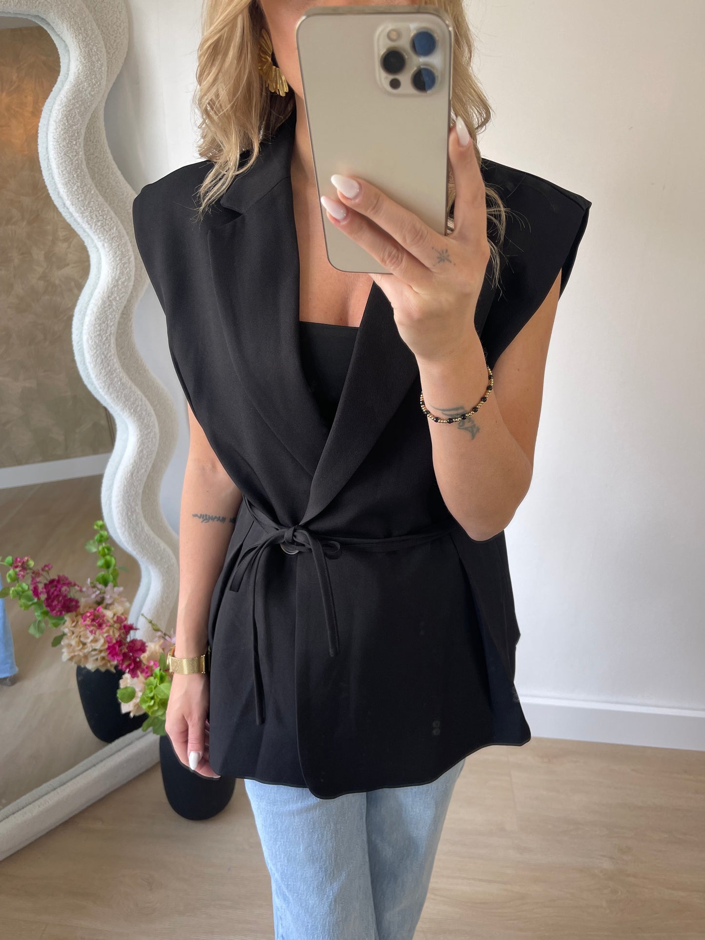 DANA GILET - BLACK