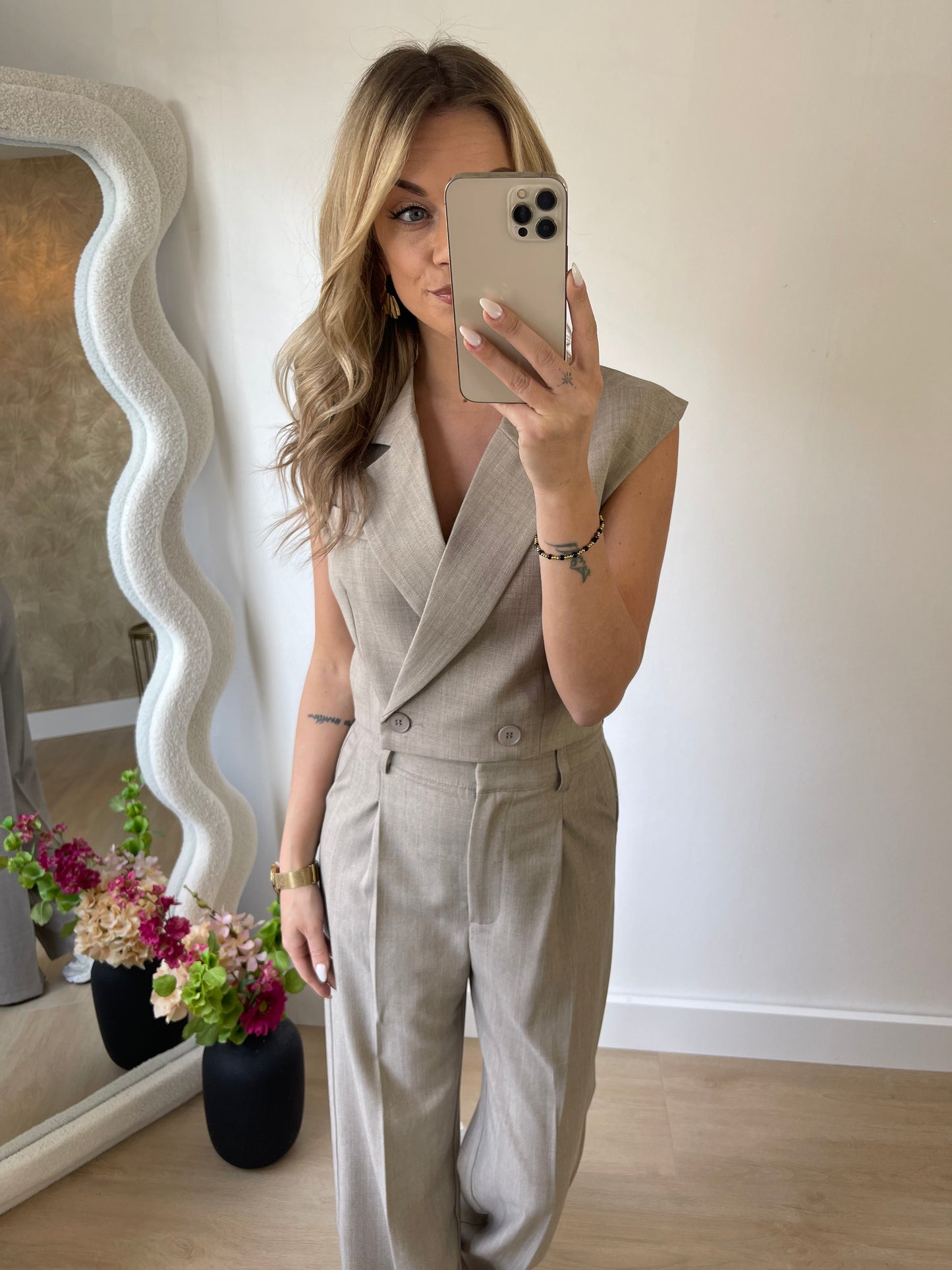 ZARA GILET - BEIGE