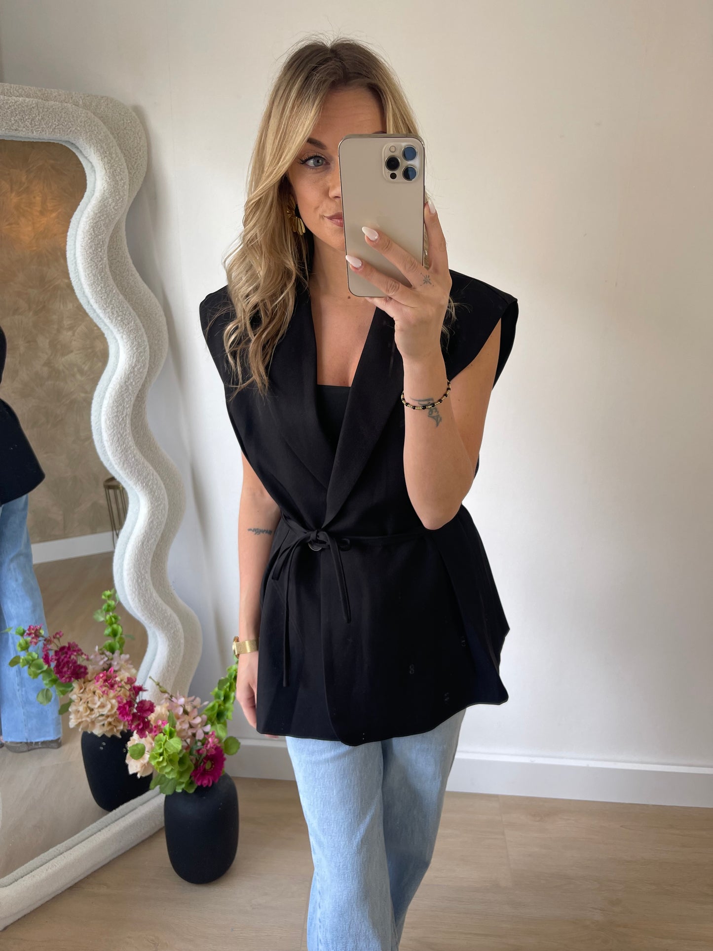 DANA GILET - BLACK