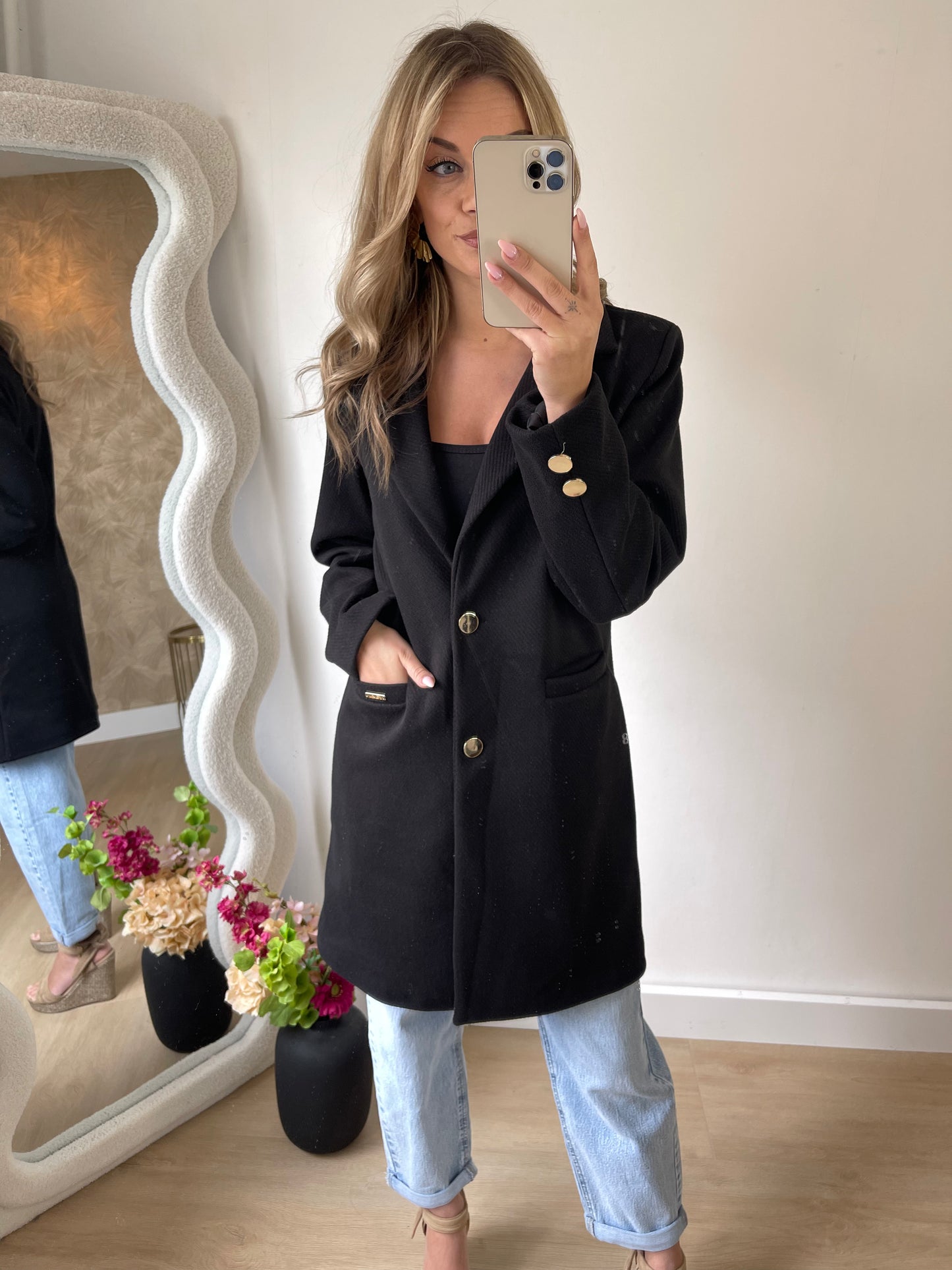 AIMEE COAT - BLACK