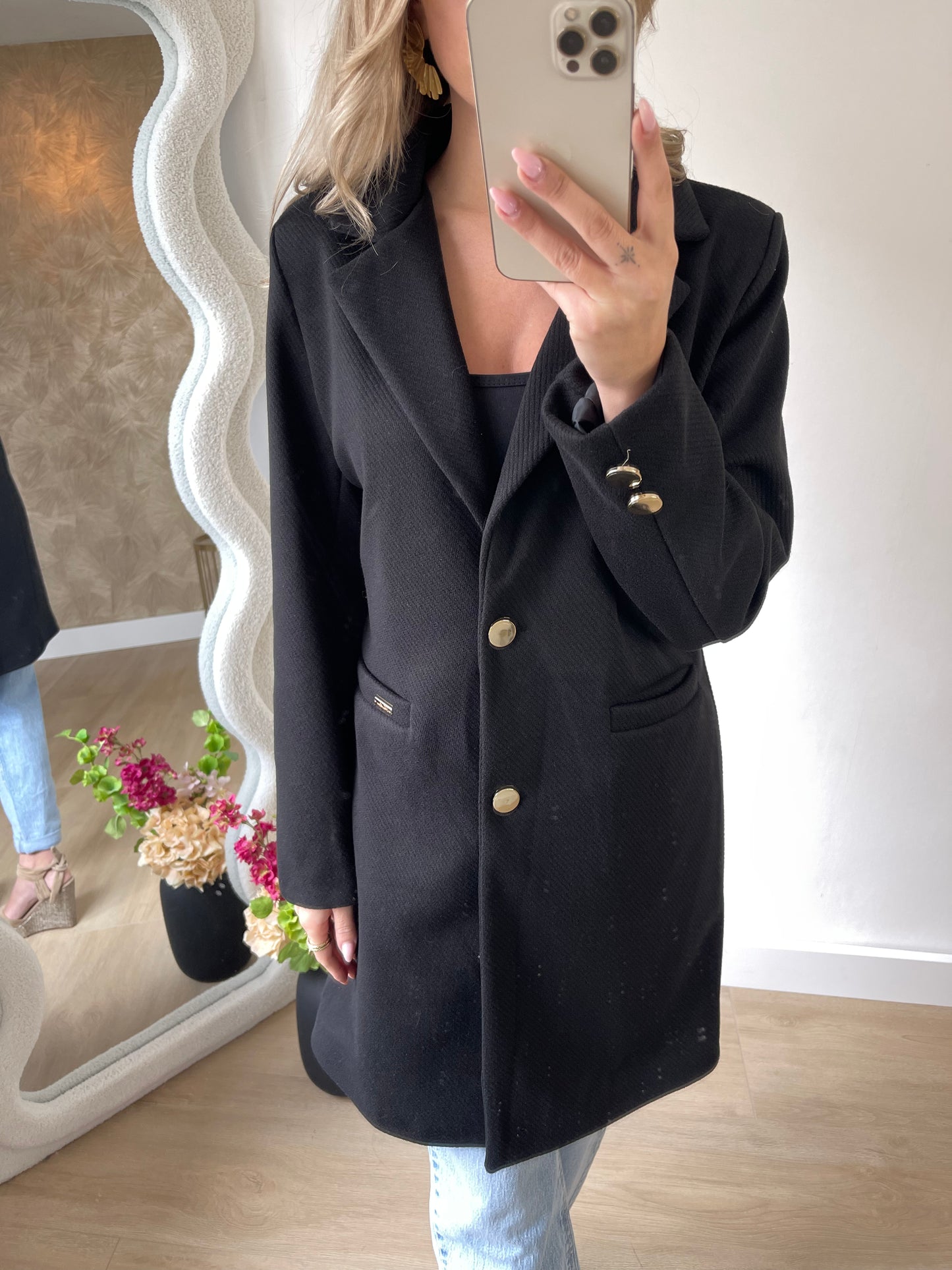 AIMEE COAT - BLACK