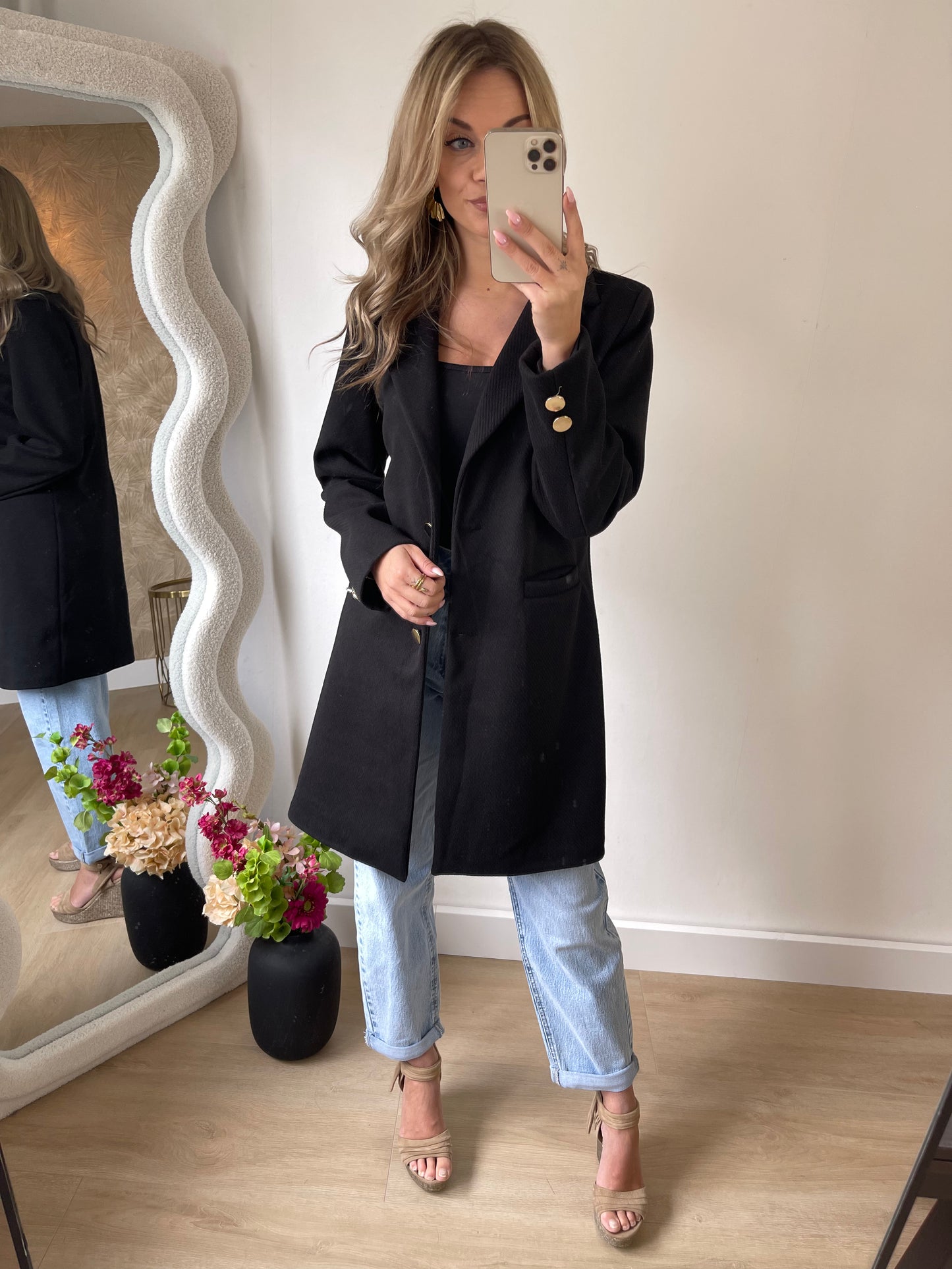 AIMEE COAT - BLACK