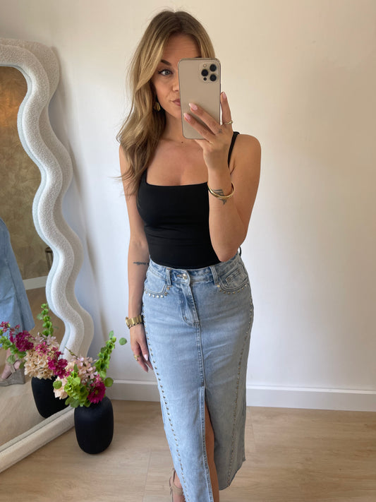 GEORGIA TOP - BLACK