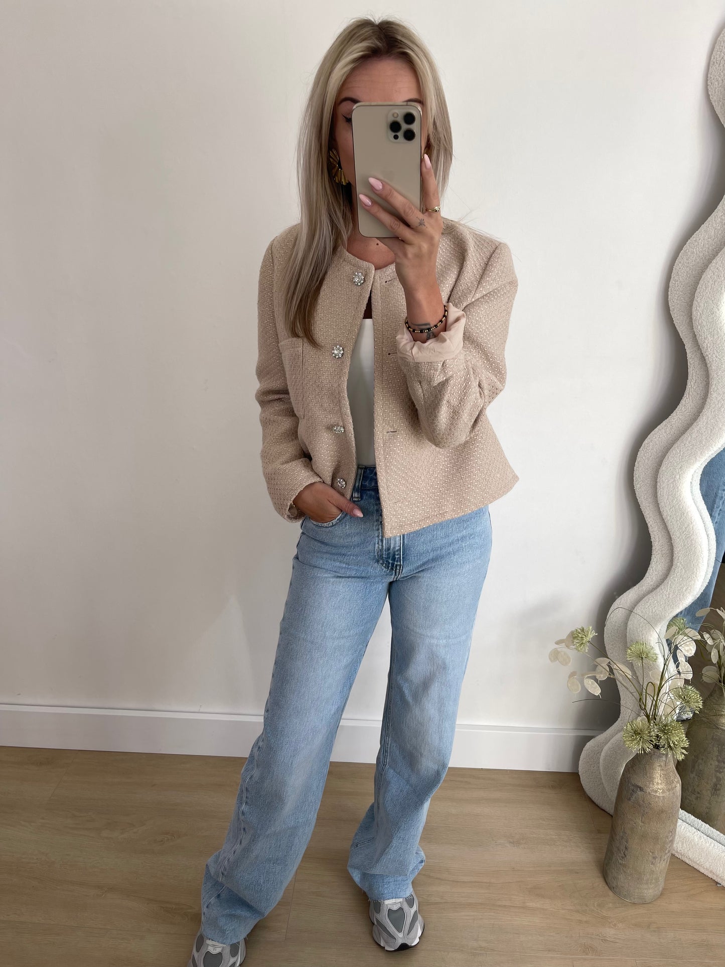 TESSA BLAZER - BEIGE