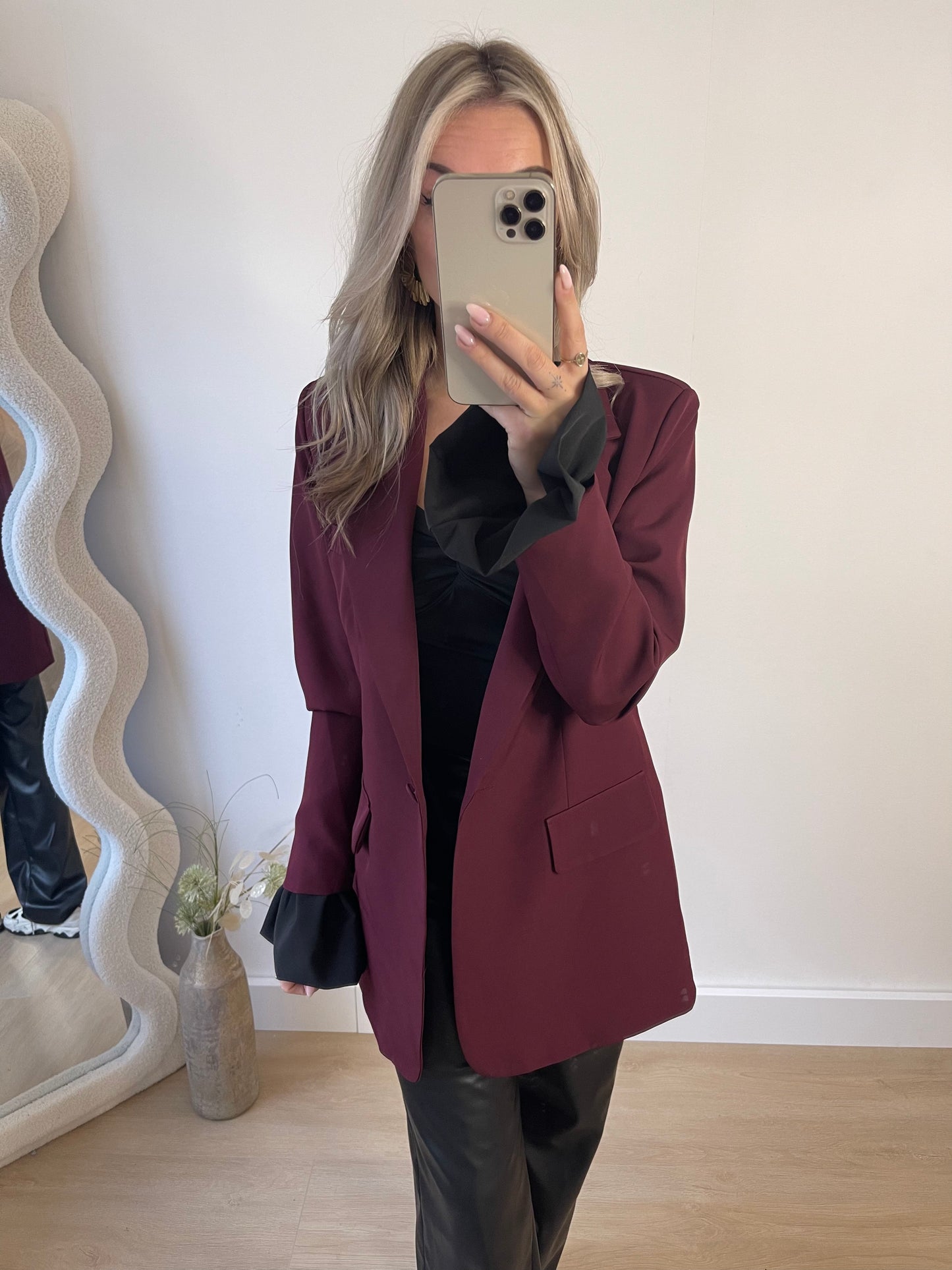 PERFECT BLAZER - BORDEAUX