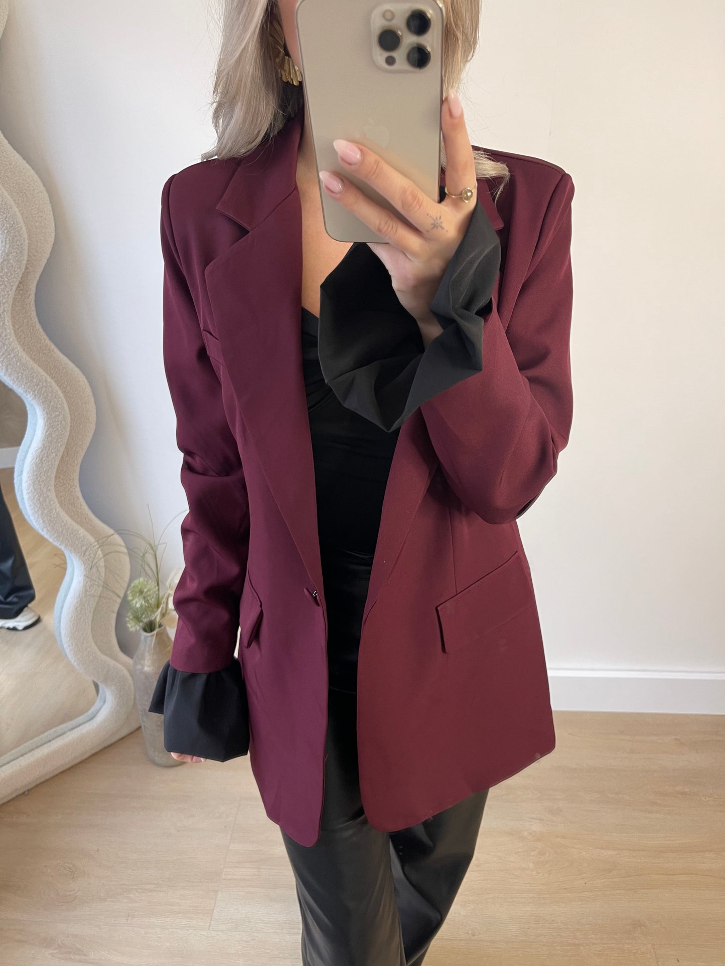 PERFECT BLAZER - BORDEAUX