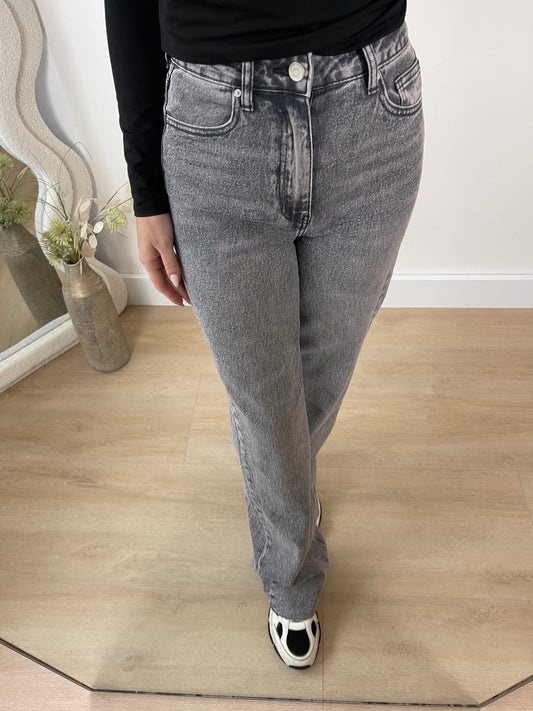 QUEEN JEANS TALL - GREY