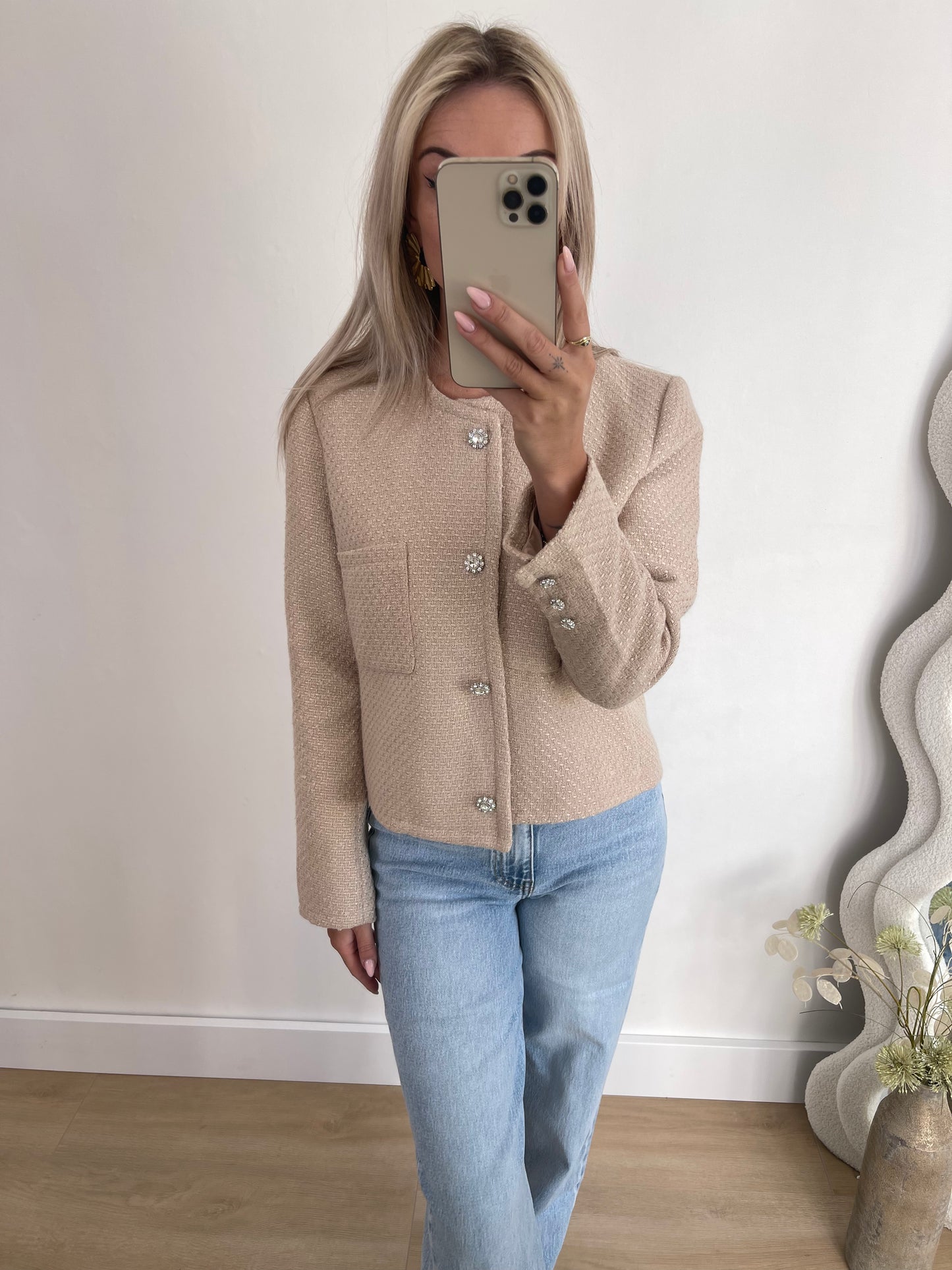 TESSA BLAZER - BEIGE