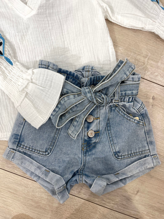 DENIM SHORT